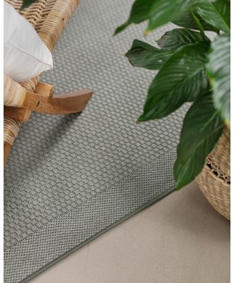 Miami grön - flatvävd matta