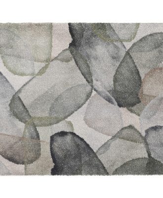 Bubbles grön/grå - entrématta