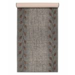 Leaf grå - gångmatta på metervara