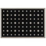 Dots black - dörrmatta