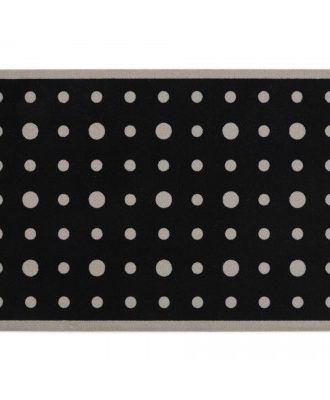 Dots black - dörrmatta
