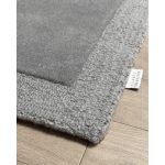 Plain ljusgrå - dörrmatta