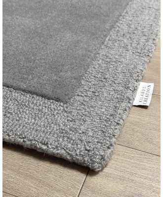 Plain ljusgrå - dörrmatta