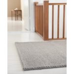 Sarek natural ivory - handvävd ullmatta