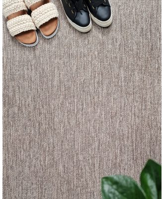 Madrid Plain mörk linne - matta med gummibaksida