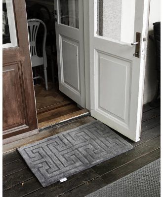 Labyrint mörkgrå - dörrmatta