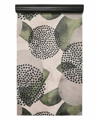 Greenwich grön/natur - gångmatta på metervara