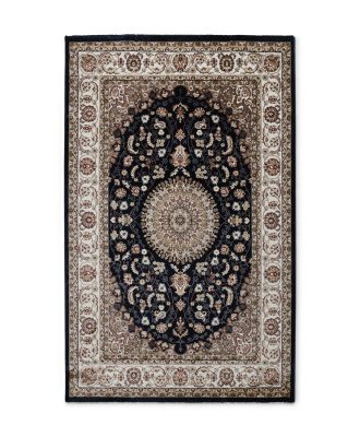 Dubai Medallion blå - maskinvävd matta