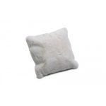 Fluffy ivory - kudde i konstmaterial