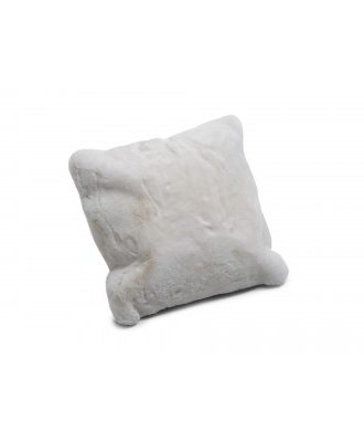 Fluffy ivory - kudde i konstmaterial