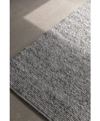 Gotland grå - handvävd ullmatta