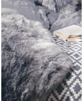 Nelly natural grey - fårskinn eko