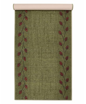 Leaf grön - gångmatta på metervara