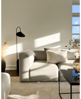 Feel melerad linne - maskinvävd matta