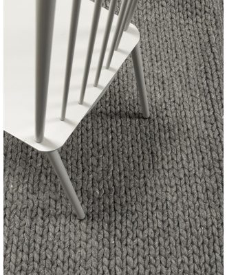 Alaska grey - handvävd ullmatta