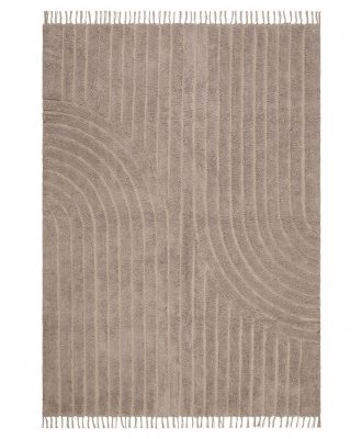 Marocko Lines linne - bomullsmatta