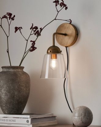 Ellos - Vägglampa Cole - Grå