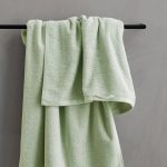 Ellos - Badhandduk Elise 70x140 cm - Grön - 70X140