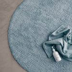 Ellos - Badrumsmatta Ingela Ø 120 cm - Blå - 120