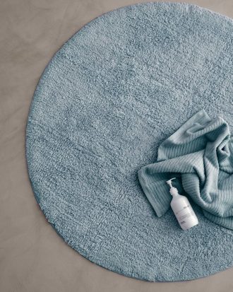 Ellos - Badrumsmatta Ingela Ø 120 cm - Blå - 120