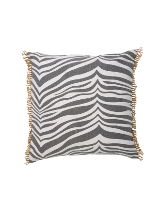 Classic Collection - Kudde Zebra - Grå - 50X50