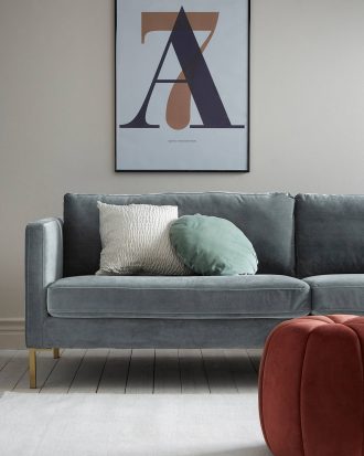 Ellos - Soffa Berno 3-sits - Grå