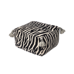 Classic Collection - Puff Zebra - Svart