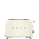 Smeg - Brödrost i 50-talsstil två skivor gräddfärgad - Vit