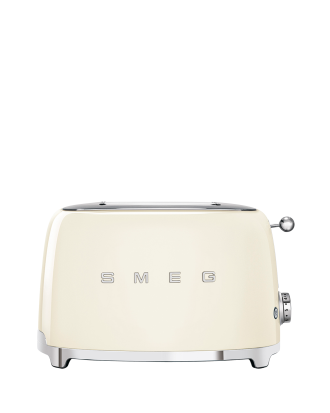Smeg - Brödrost i 50-talsstil två skivor gräddfärgad - Vit
