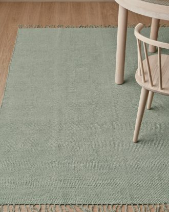 Ellos - Bomullsmatta Flora - Grön - 200X300