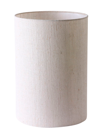 HKliving - Cylinderformad lampskärm i linne - Natur