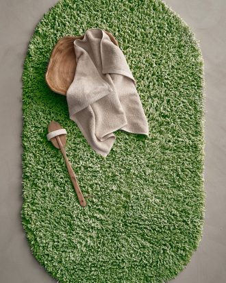 Ellos - Badrumsmatta Chenille - Grön - 80X140