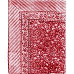 Chamois - Duk Margerita - Röd - 150X230