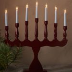 Markslöjd - Adventsljusstake Svaneholm - Röd