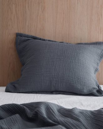 Ellos - Örngott Candela i muslin - Grå - 50X90