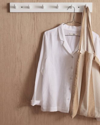 Ellos - Kroklist Lanta 6 krokar 60 cm - Vit