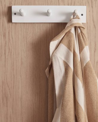 Ellos - Kroklist Lanta 3 krokar 30 cm - Vit