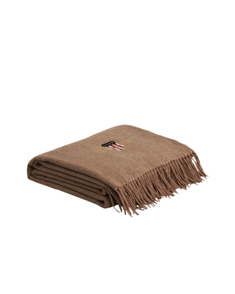 Gant - Pläd Gant Archive 130x180 cm - Brun - 130X180