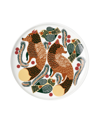 Marimekko - Tallrik Ketunmarja Ø20 cm - Vit