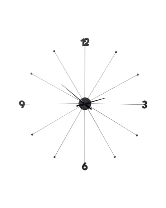 KARE Design - Väggklocka Paraply - Svart