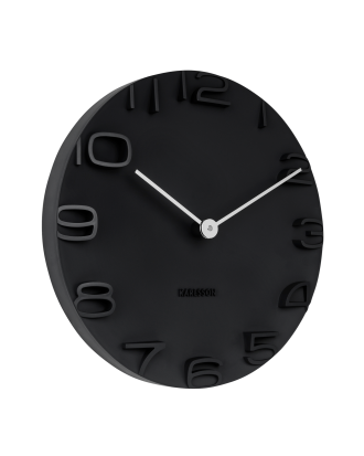 Karlsson - Väggklocka - Svart