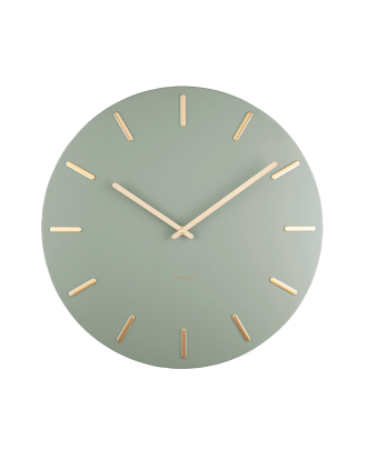 Karlsson - Väggklocka Charm - Grön