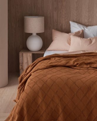 Ellos - Överkast Iona - Brun - 260X260