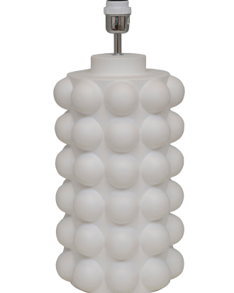Hallbergs - Lampfot Bubbels L - Vit