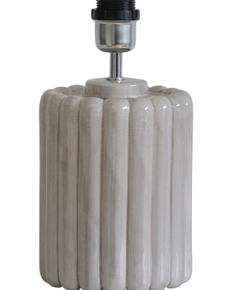 Hallbergs - Lampfot Odessa 29 cm - Grå