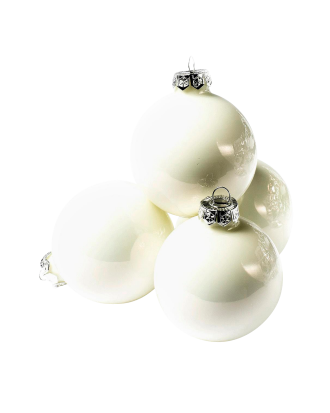 by Benson - Julgranskulor 16-pack - Vit