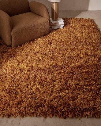 Ellos - Ryamatta Gunilla i ull - Orange - 170X240