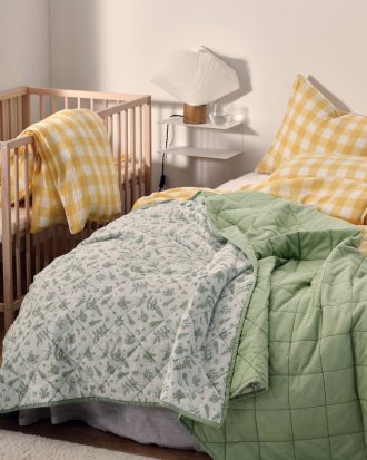 Ellos - Överkast / pläd Spring Picnic - Grön - 150X260