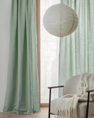 Ellos - Multibandslängd Malva 2-pack i 100% lin - Grön - 300