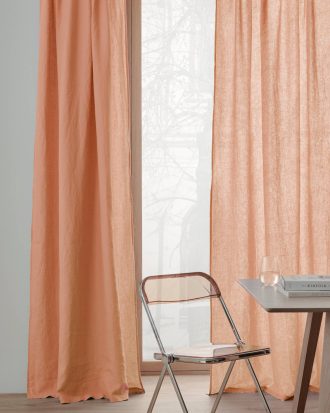 Ellos - Multibandslängd Malva 2-pack i 100% lin - Orange - 300